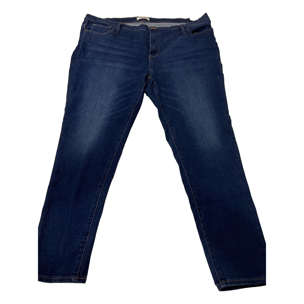 Madewell Women's Jeans 37 Blue Denim 9" Mid Rise Skinny L9933 NWT Plus Size